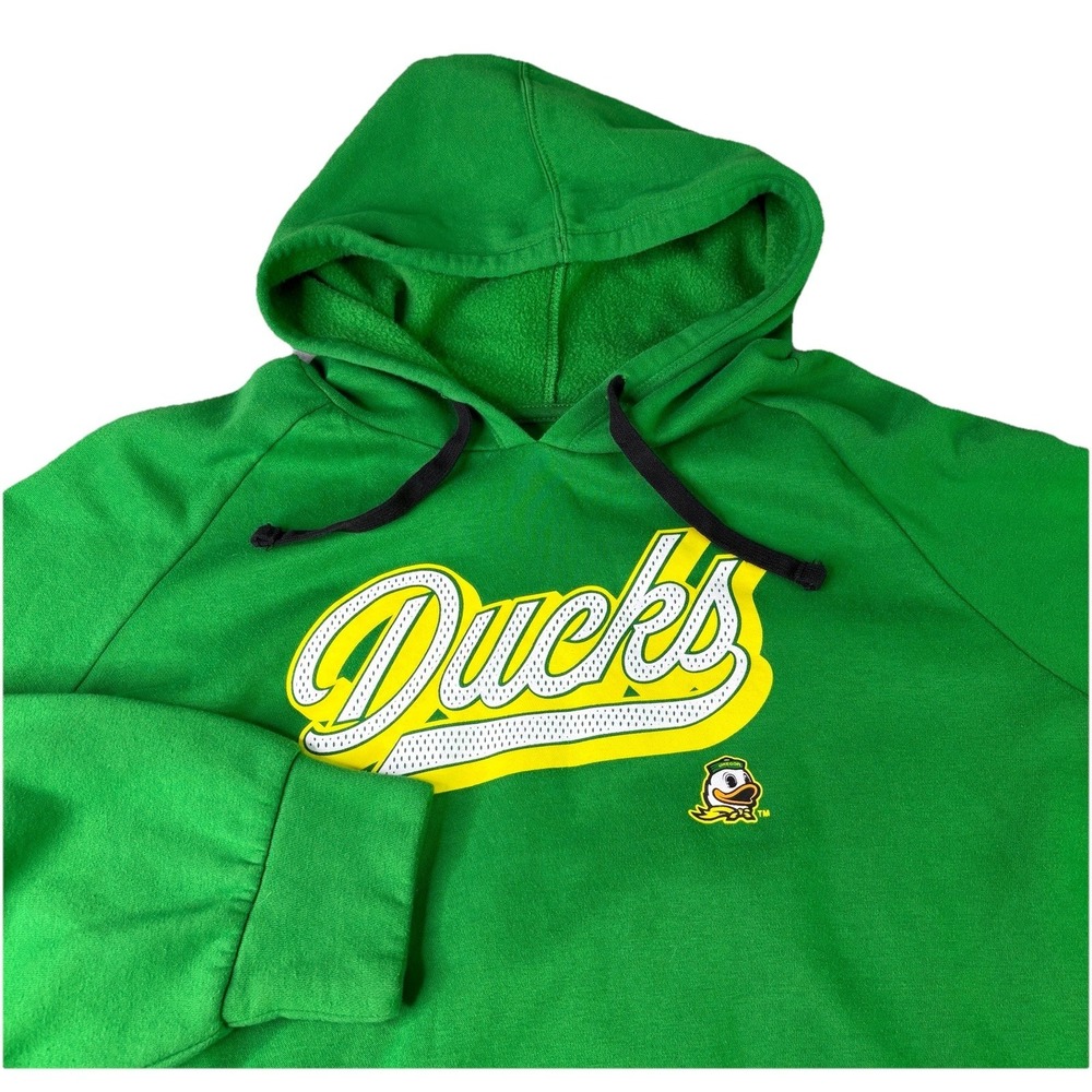 Oregon Ducks Green Womens Hoodie Sweatshirt‎ Size 2XL Sport Athleisure FLAW